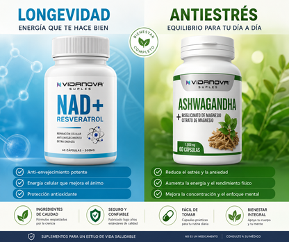 DUO PACK NAD+ASHWAGANDHA